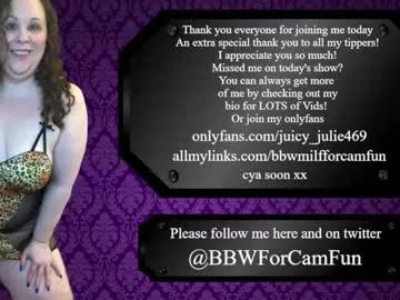 bbwmilfforcamfun from Chaturbate