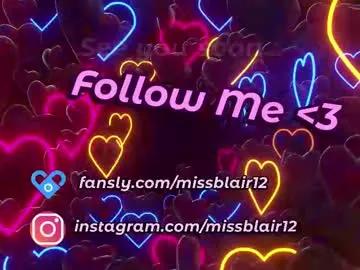 missblair12 from Chaturbate