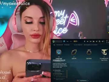 my__sweet__alice from Chaturbate is Freechat