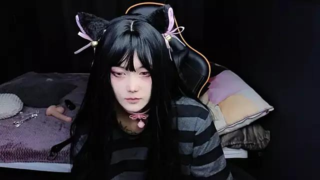 GothXRaven from StripChat is Freechat