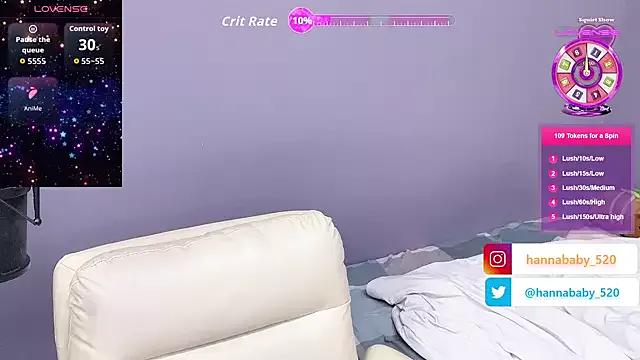 Hannababy_ from StripChat is Freechat