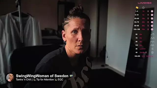 SwingWingWomanSweden from StripChat is Freechat